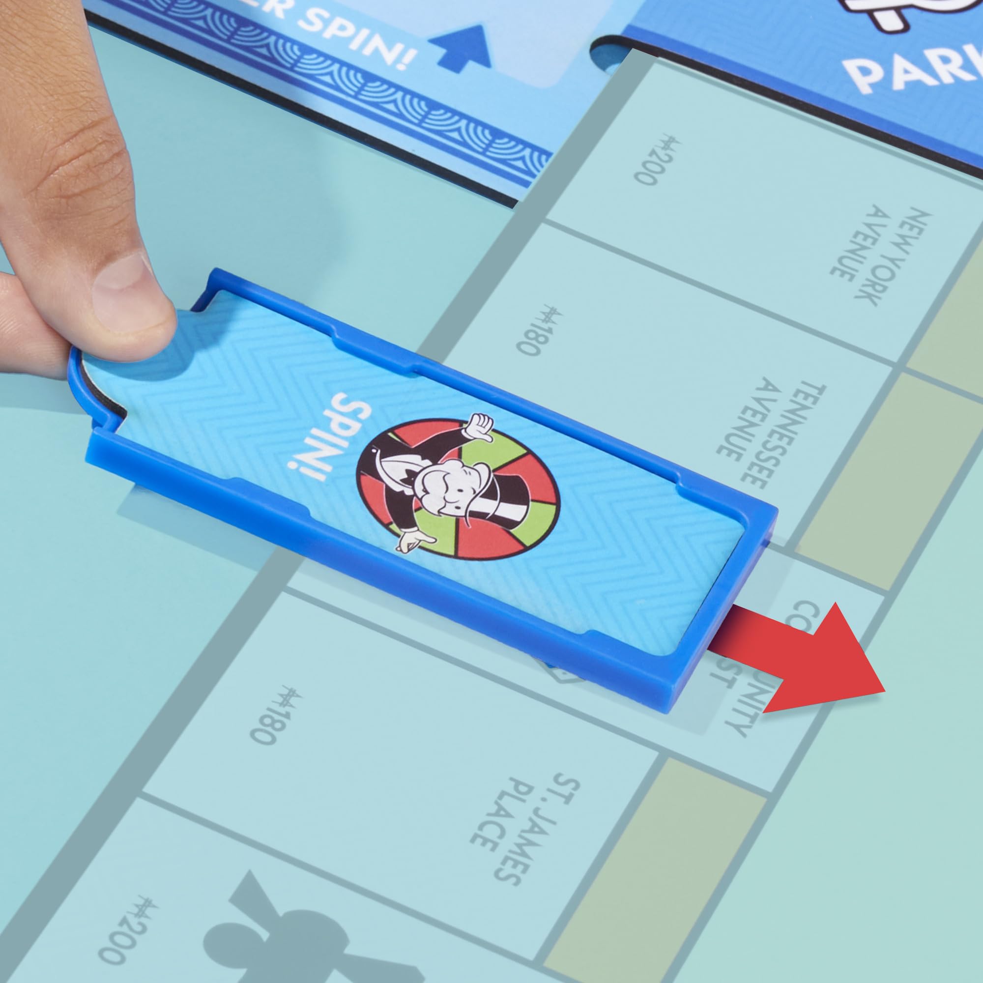 Monopoly Free Parking Jackpot Expansion bonus cards highlight extra rewards.