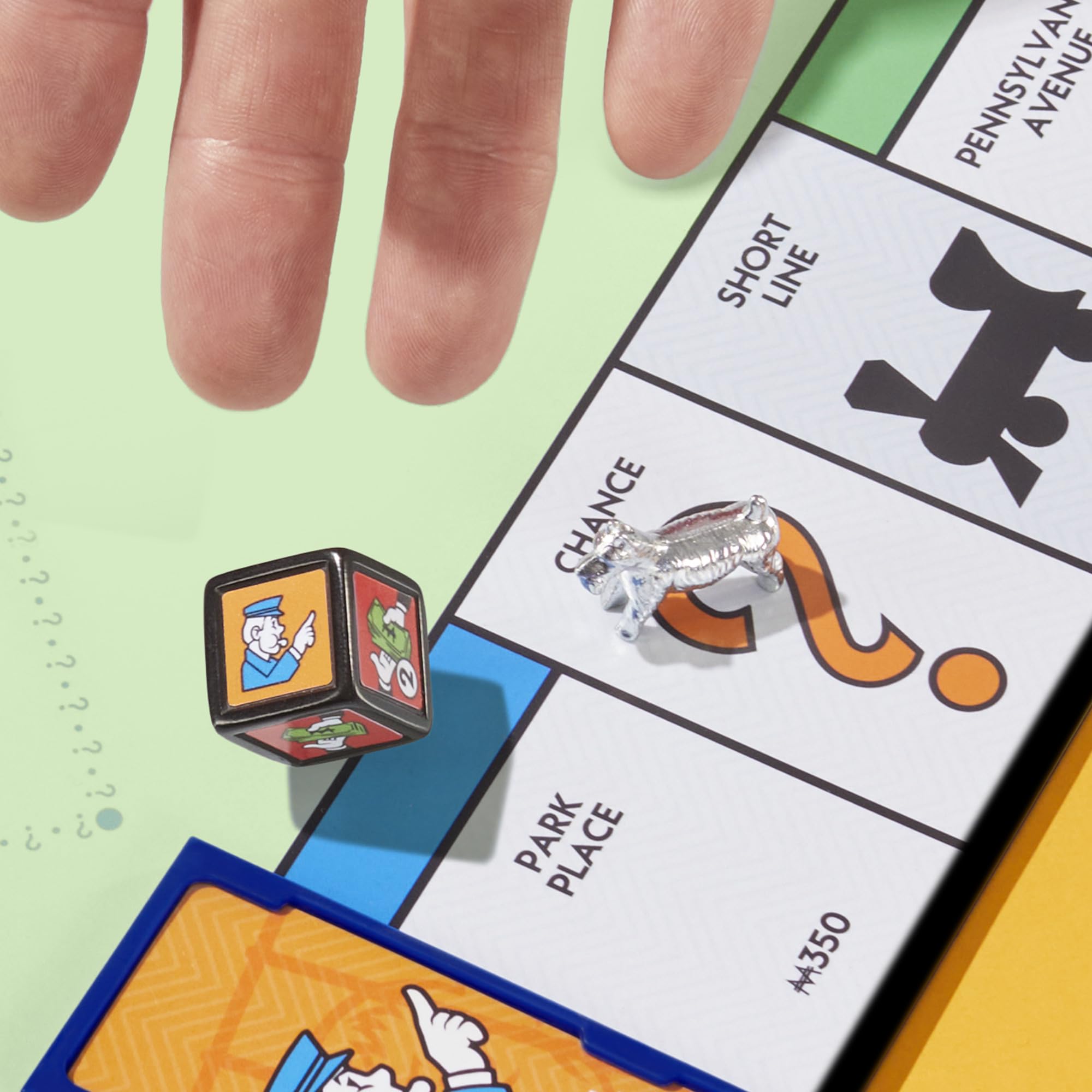 Monopoly Go to Jail board with modified areas for new routes