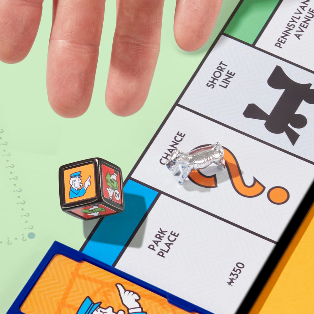 Monopoly Go to Jail board with modified areas for new routes