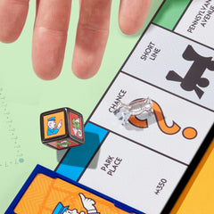 Monopoly Go to Jail board with modified areas for new routes