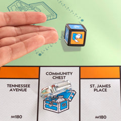 Monopoly Go to Jail community chest space with added twists