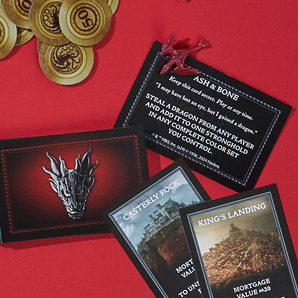Dragon figures add dramatic flair to key location battles.