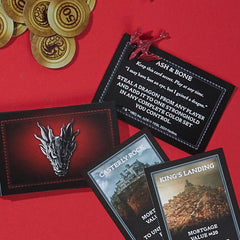 Dragon figures add dramatic flair to key location battles.