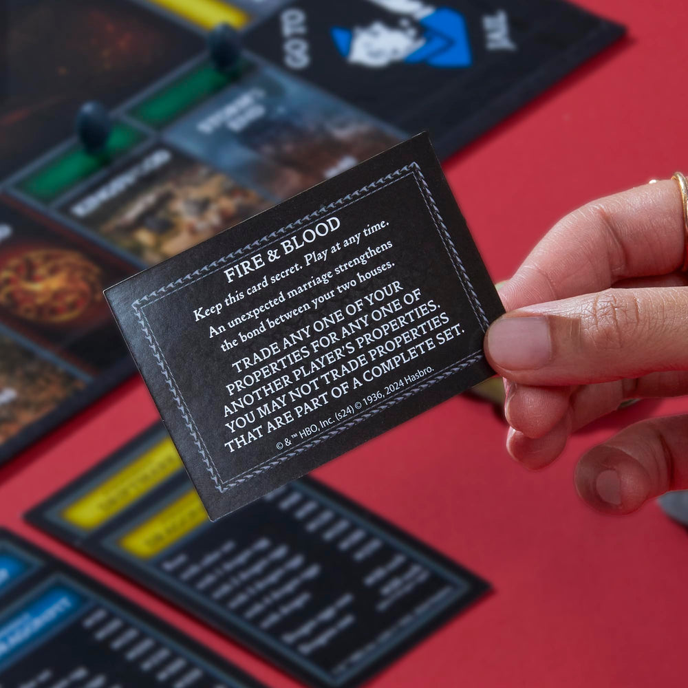 Fire and Blood cards deliver show-inspired rewards and challenges.