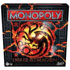 Monopoly House of the Dragon edition front cover, ideal for display and quick game night setup.