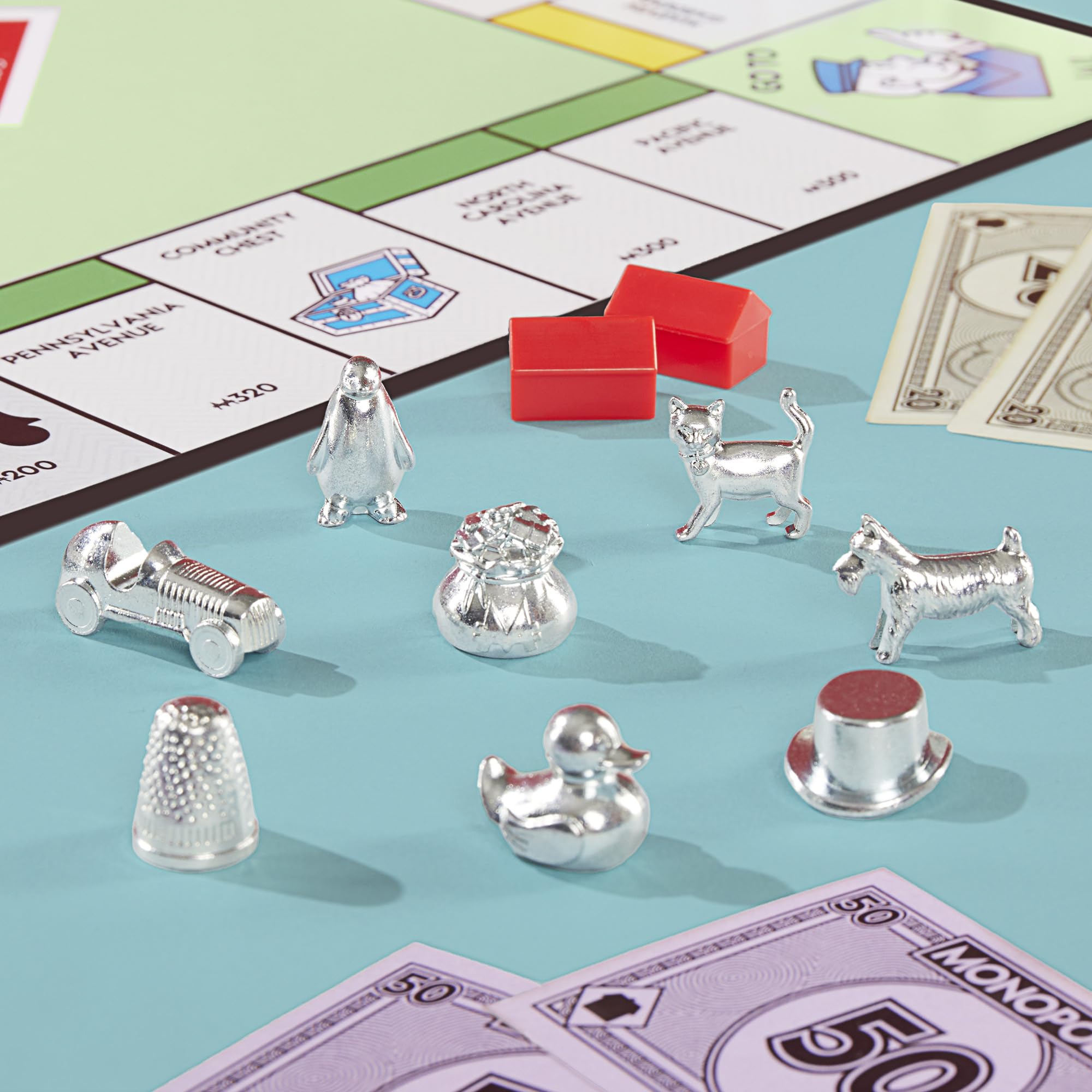 Monopoly houses and hotels upgraded for quicker property development.