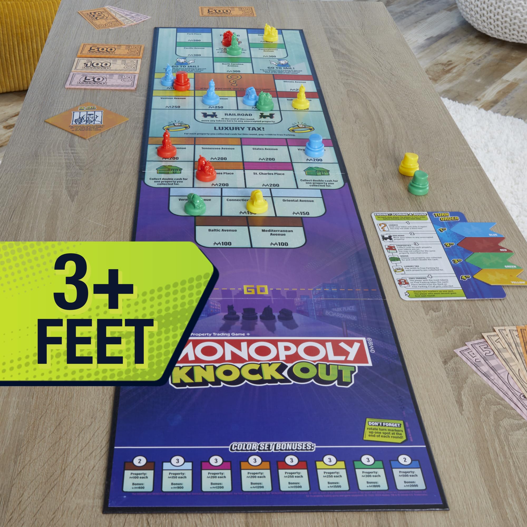 Monopoly Knockout chance space highlights strategic moments during rounds