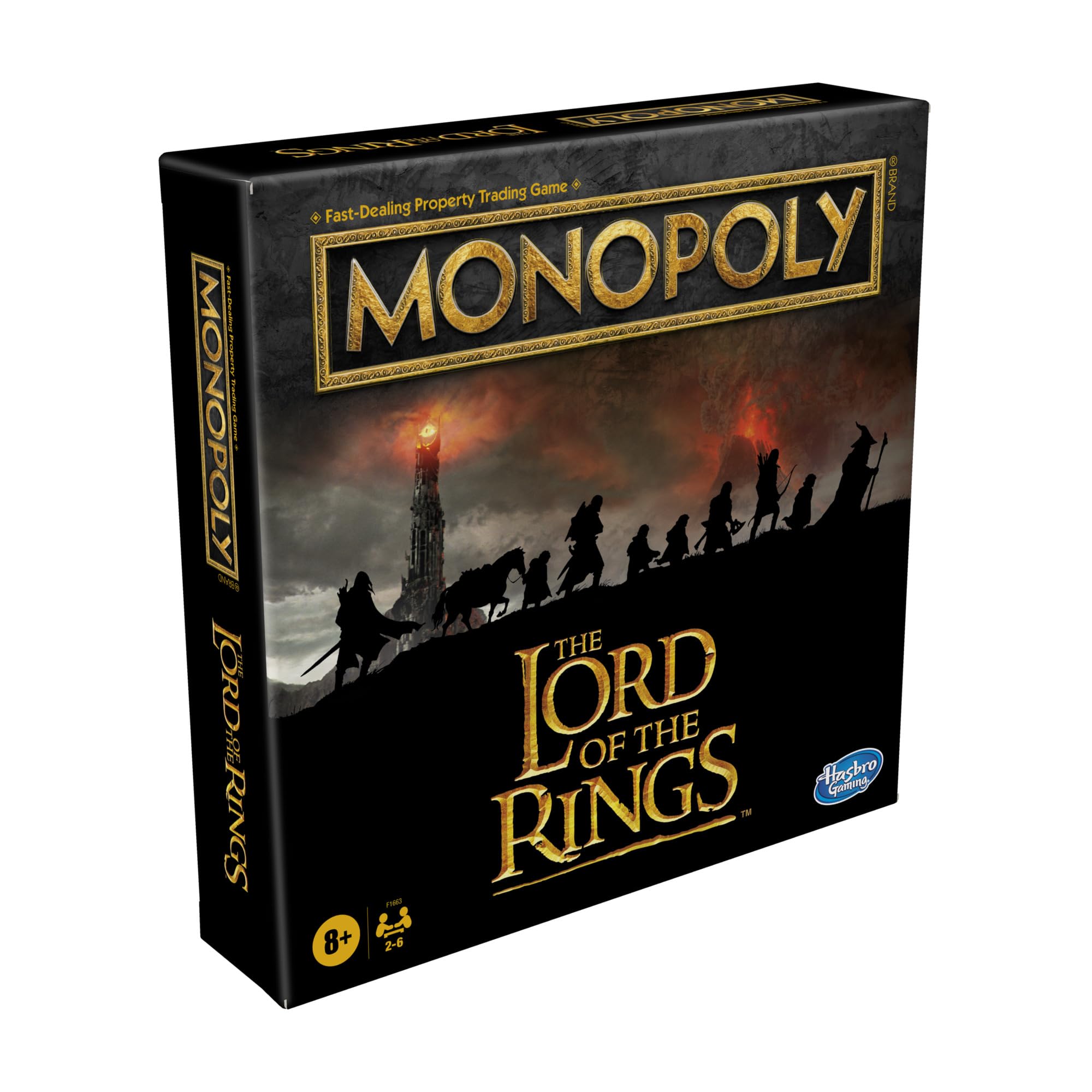 Monopoly Lord of the Rings character pieces ready for cooperative, competitive play