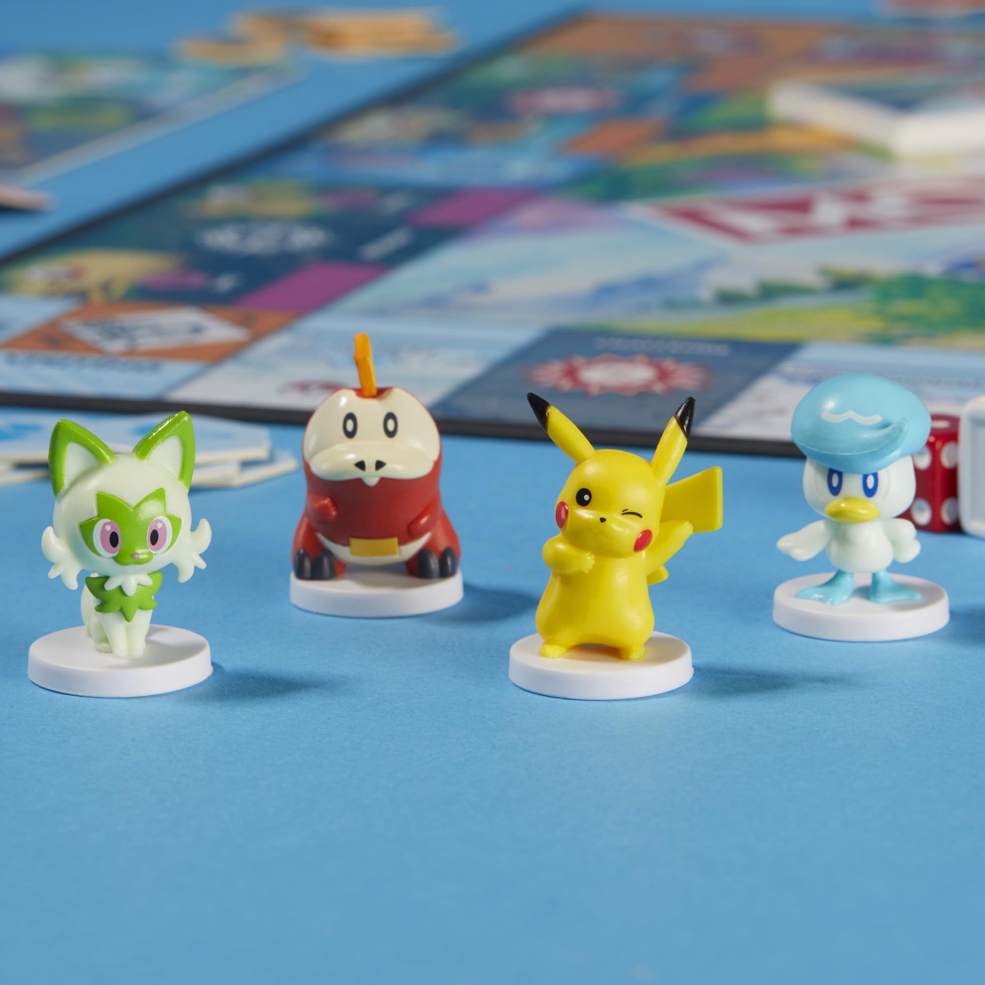 Quaxly token from Monopoly Pokémon Edition is bright and collectible