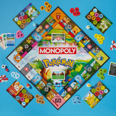 Tracker mat from Monopoly Pokémon Edition ideal for collecting Pokémon