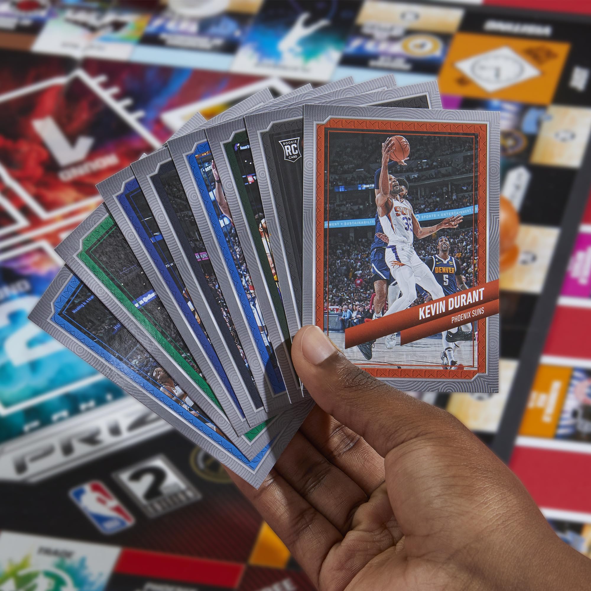 Monopoly Prizm NBA 2nd Edition card backs reveal stats for strategic comparisons
