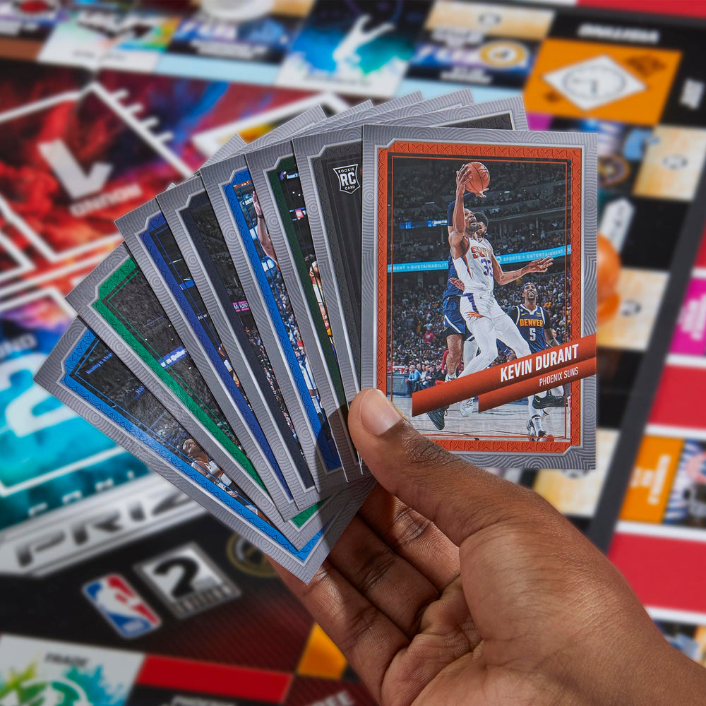 Monopoly Prizm NBA 2nd Edition card backs reveal stats for strategic comparisons