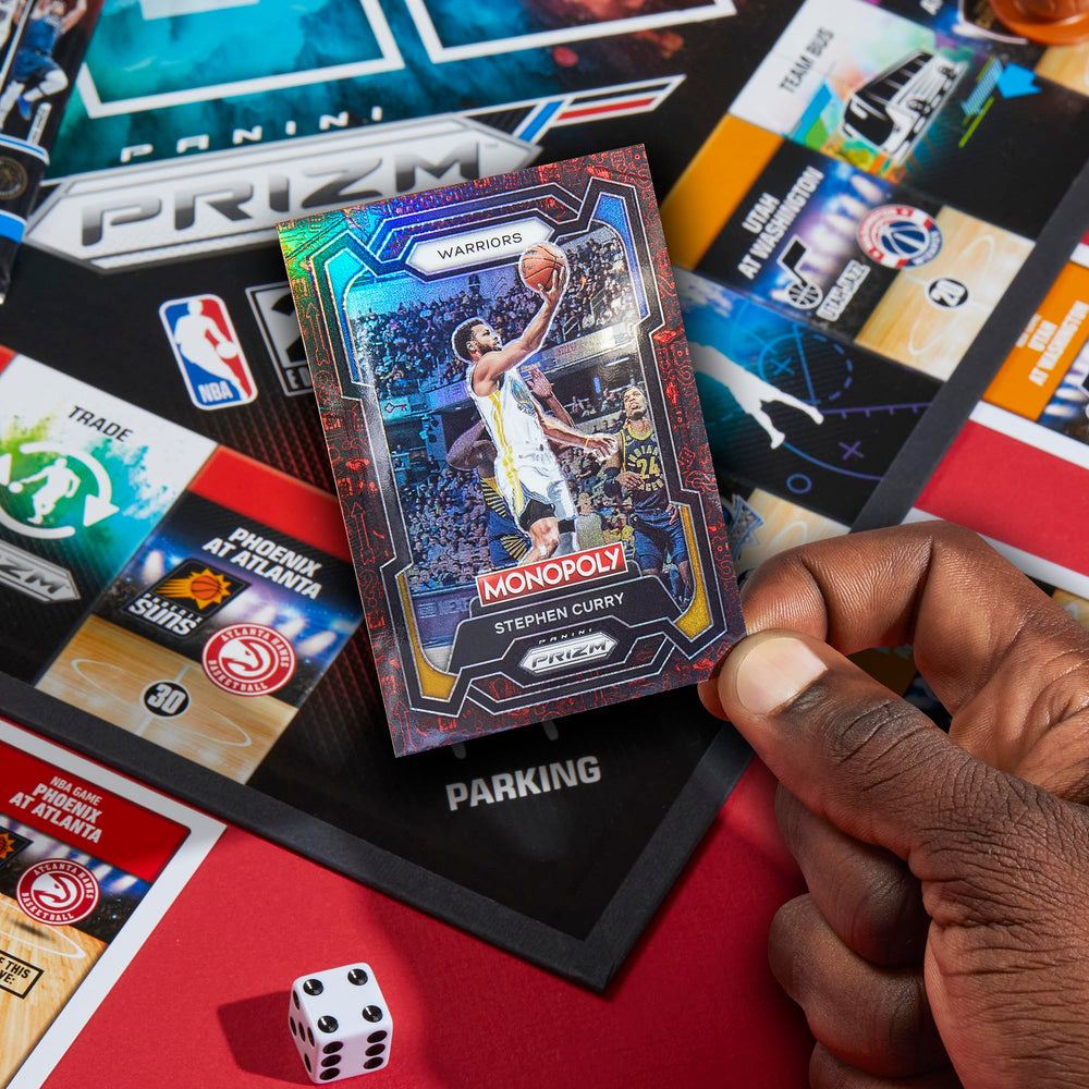 Monopoly Prizm NBA 2nd Edition point tracking tray keeps score organized