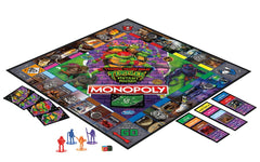 Monopoly TMNT Mutant Mayhem mutant battle cards introduce twists and challenges.