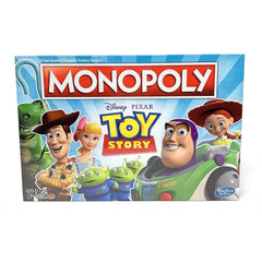Monopoly Toy Story Woody token on the board for family game night