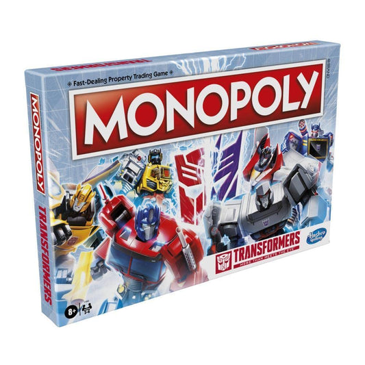 Monopoly Transformers edition board shows iconic locations for family strategy nights