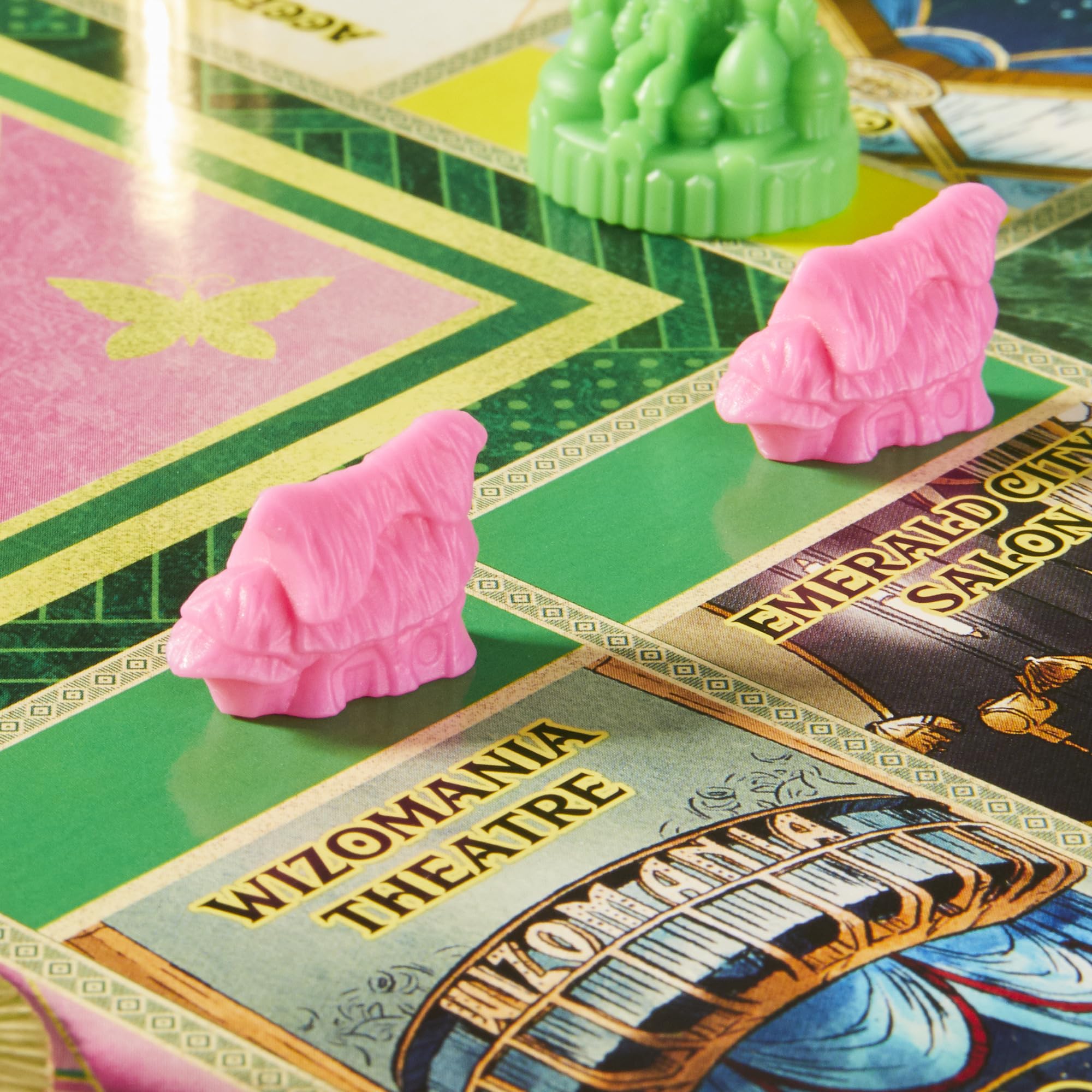 Monopoly Wicked Edition Glinda crown token adds a magical touch to turns.