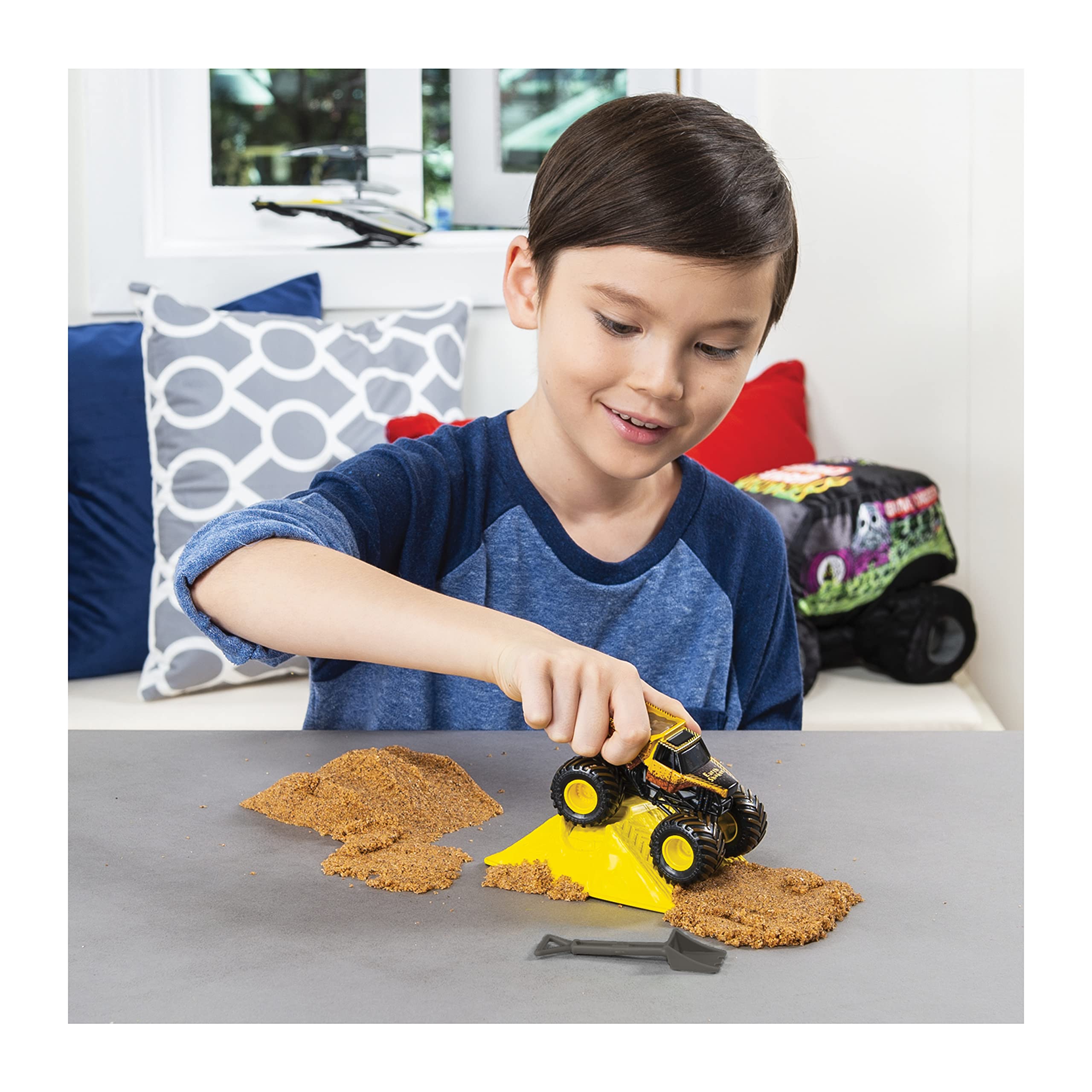 Monster Dirt 8oz container ready for messy, imaginative play and quick cleanup.