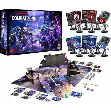 Monster Fight Club Cyberpunk Red Combat Zone core game cover—neon noir art sets the table for urban battles.