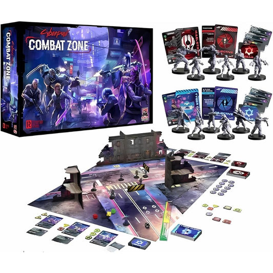 Monster Fight Club Cyberpunk Red Combat Zone core game cover—neon noir art sets the table for urban battles.