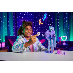 Abbey Bominable doll icicle glasses complete the glam outfit