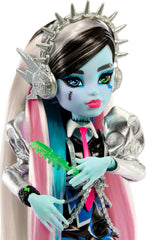 Monster High Amped Up Frankie Stein rockstar outfit powering pretend performances.