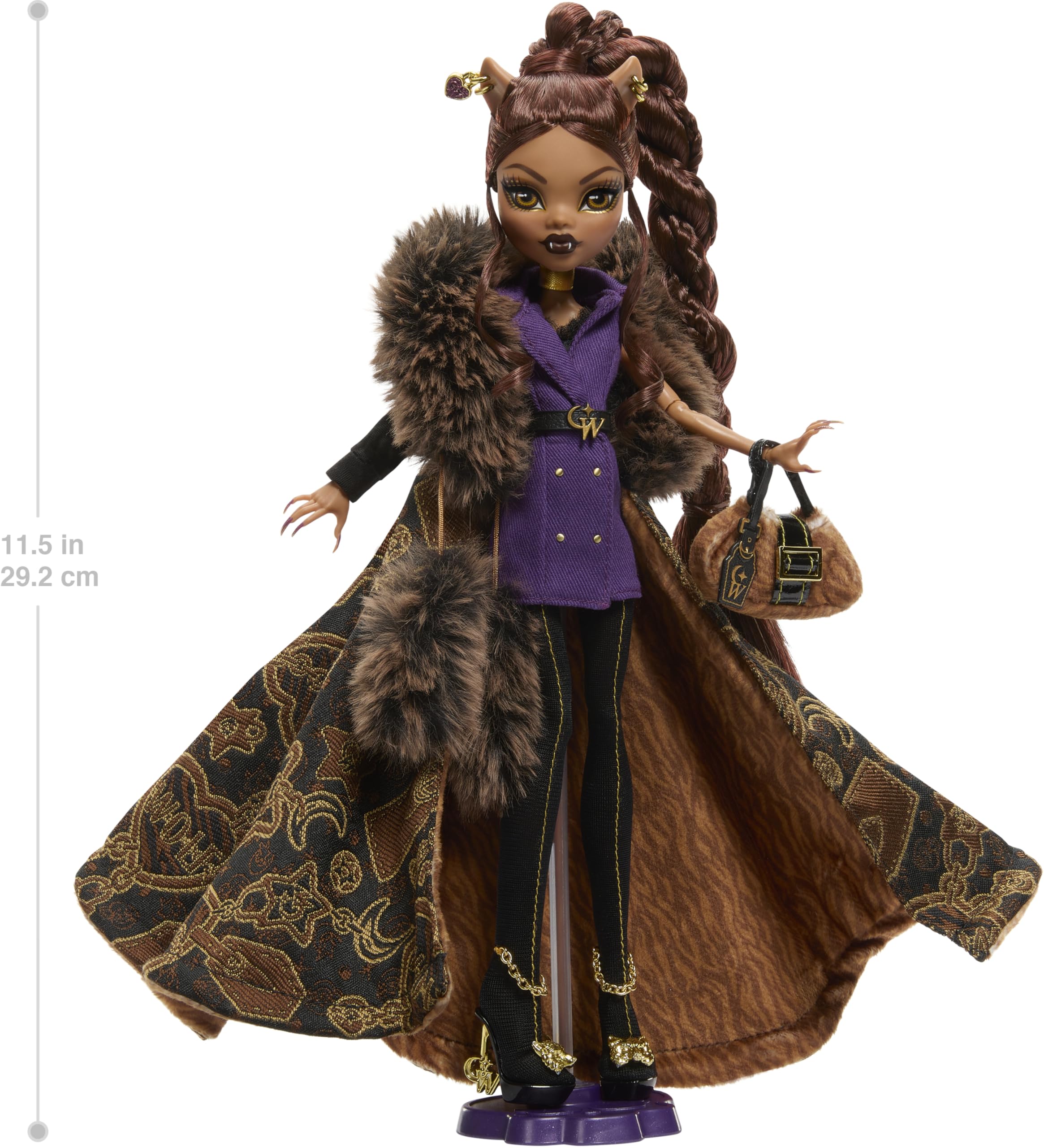 Clawdeen Wolf purple blazer dress offers versatile Scaris-inspired style