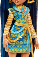 Freaky fringe jacket elevates Cleo De Nile's look for creative costume-inspired play.