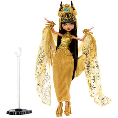 Monster High Cleo De Nile Anubis heels finish the look with sculptural flair