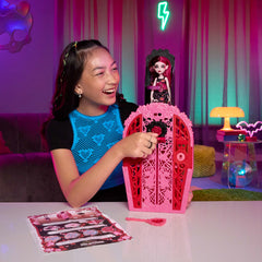 Monster High Draculaura doll with fashion clothes for mix-and-match tea party play.