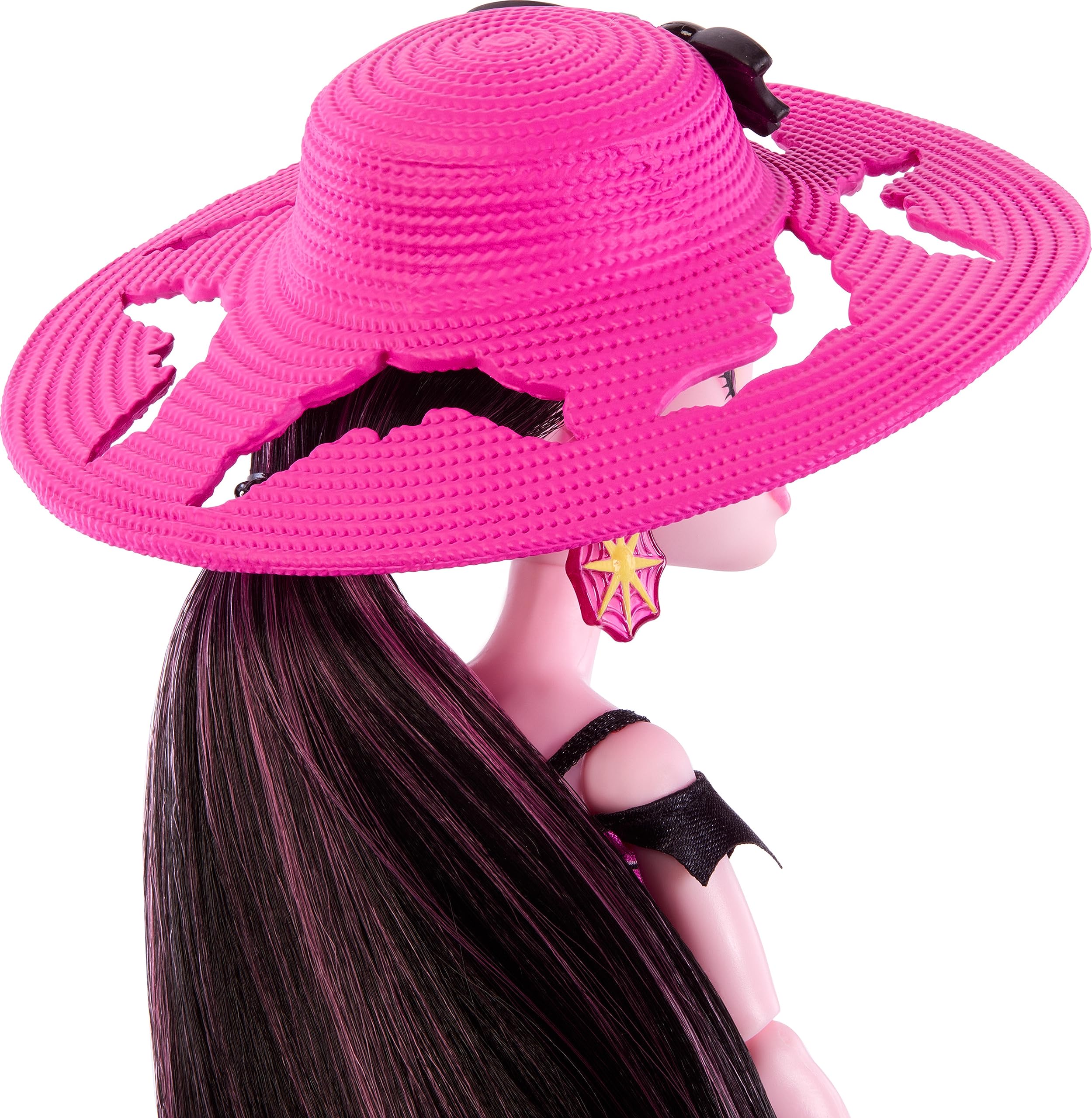 Monster High Draculaura sunscreen prop adds pretend sun care to playtime.