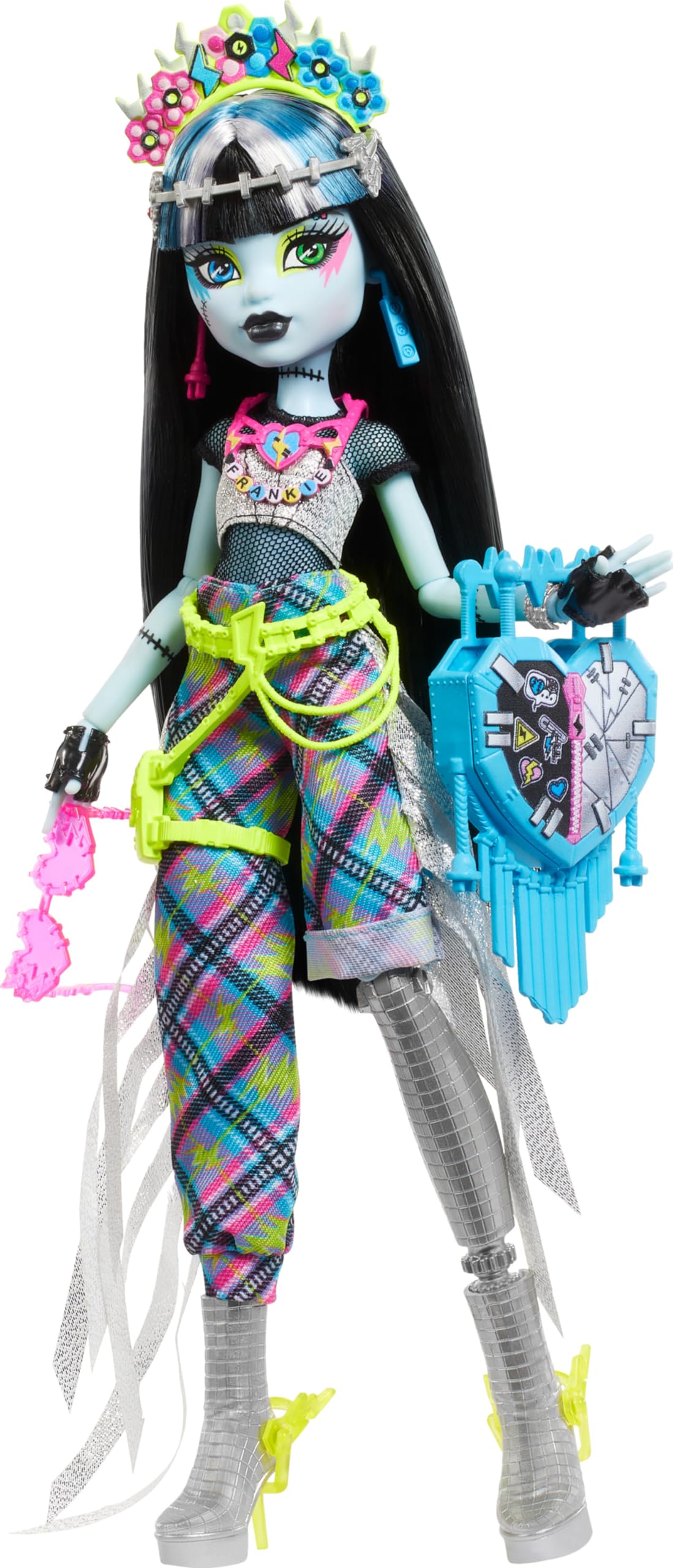 Monster High Frankie Stein at Monster Fest doll image, imagined festival play ready