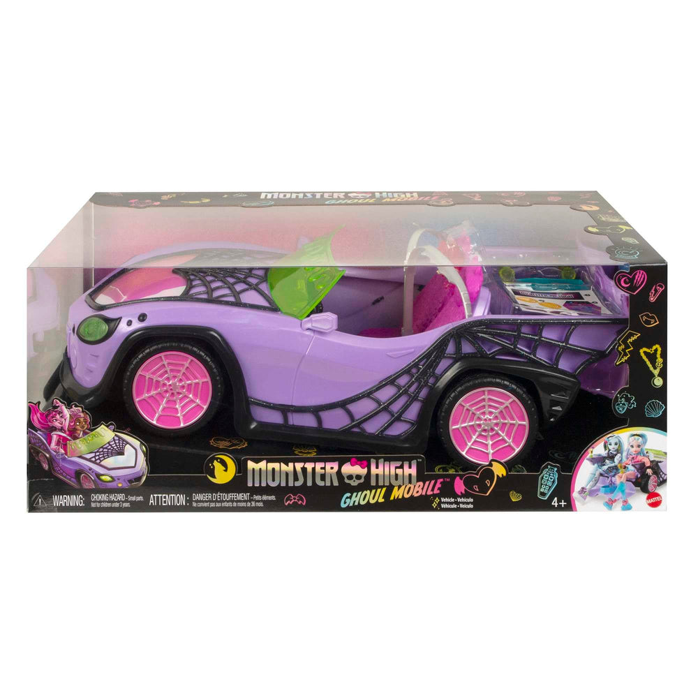 Monster High Ghoul Mobile plush furry interior invites tactile, cozy play