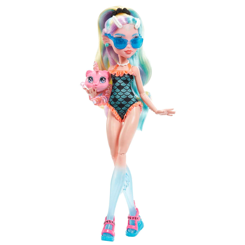 Monster High Lagoona Blue seashell backpack adds coastal flair and storage