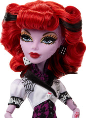 Monster High Operetta bangs, heart monocle, dice earrings for collectible charm
