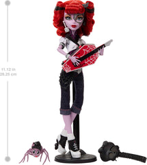 Monster High Operetta outfit with collared blouse, detailed retro styling for play