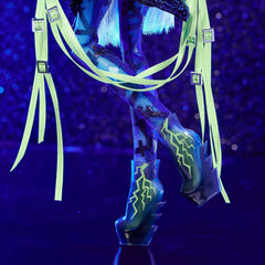 Monster High Haunt Couture packaging features premium blue foil for gifting appeal.