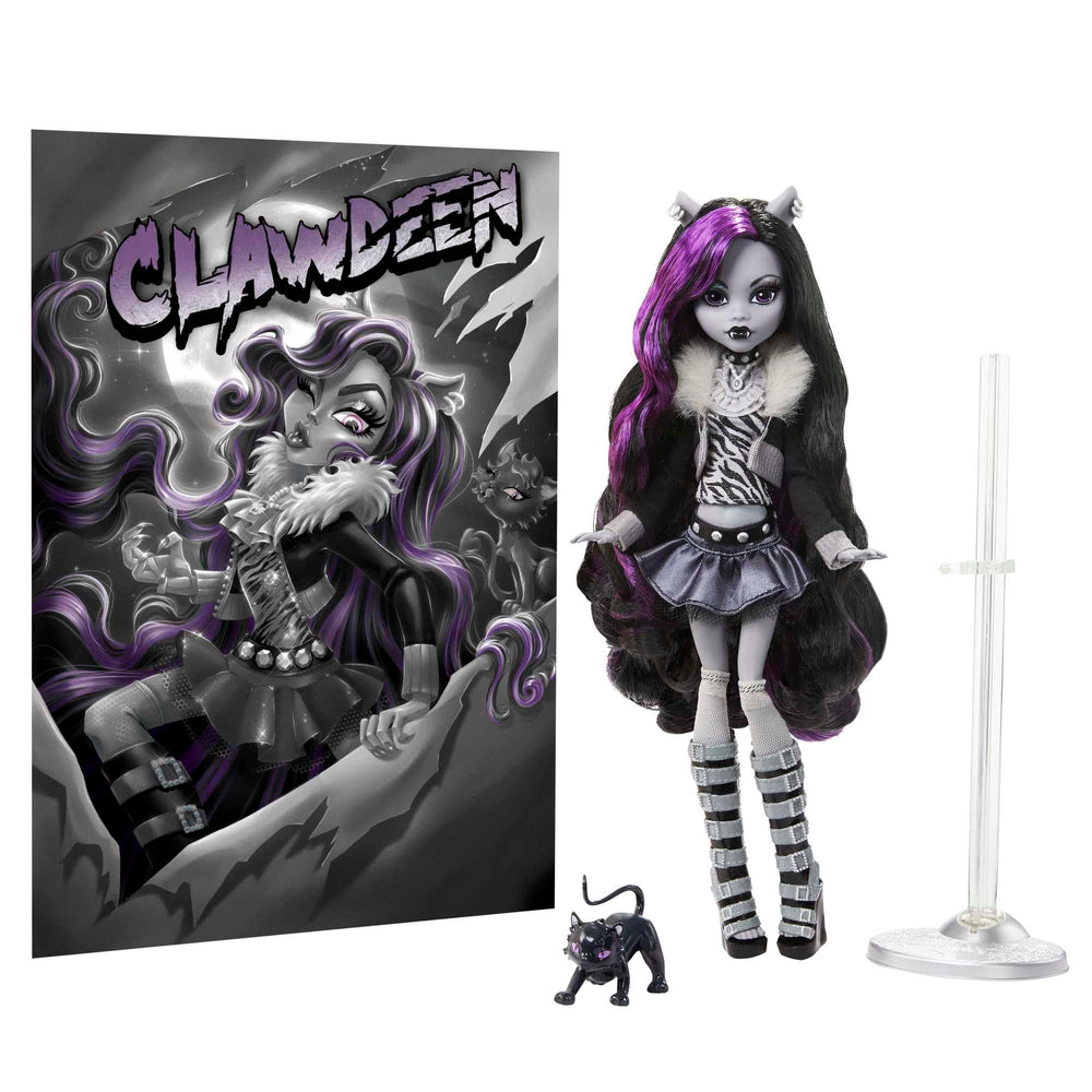 Monster High Reel Drama poster life-size version brings cinema-era ambiance to any shelf.
