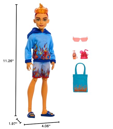 Monster High Scare-adise Island doll packaging for gift-ready display.