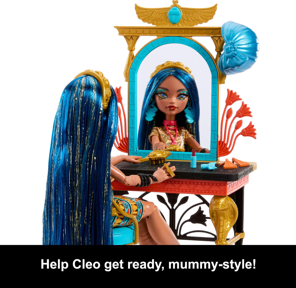 Monster High Self Scare Day Cleo De Nile accessory pack with jewelry storage