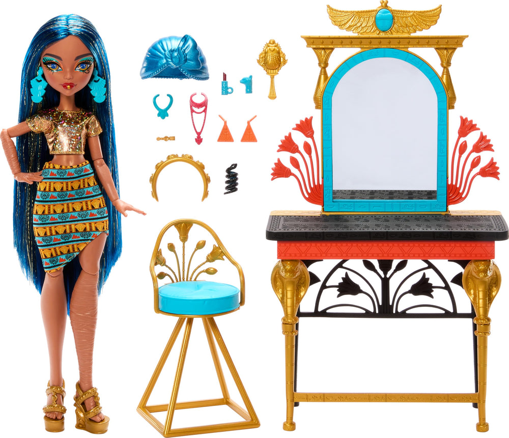 Monster High Self Scare Day Cleo De Nile diorama sparks imaginative storytelling