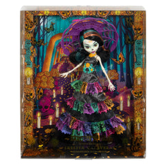 Deluxe packaging and doll stand included for easy posing and display