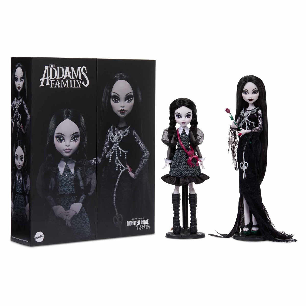 Monster High Skullector Morticia dress detail for collectors and display