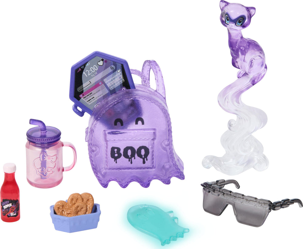 Monster High Spectra Vondergeist with iCoffin tablet for imaginative storytelling.