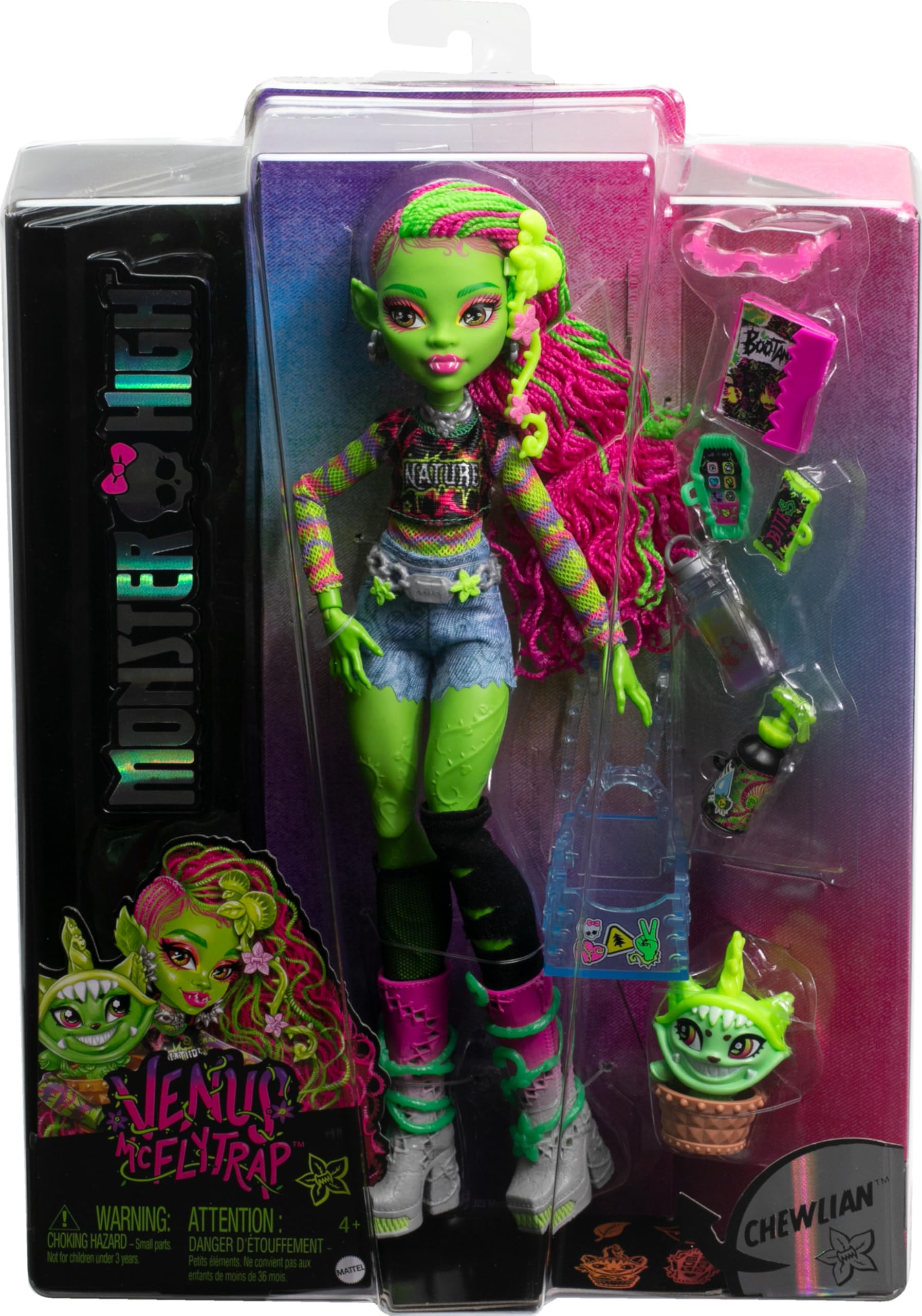 Accessories bundle with Venus McFlytrap doll for imaginative play