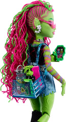 Notebook with Venus McFlytrap doll for creative journaling and sketches