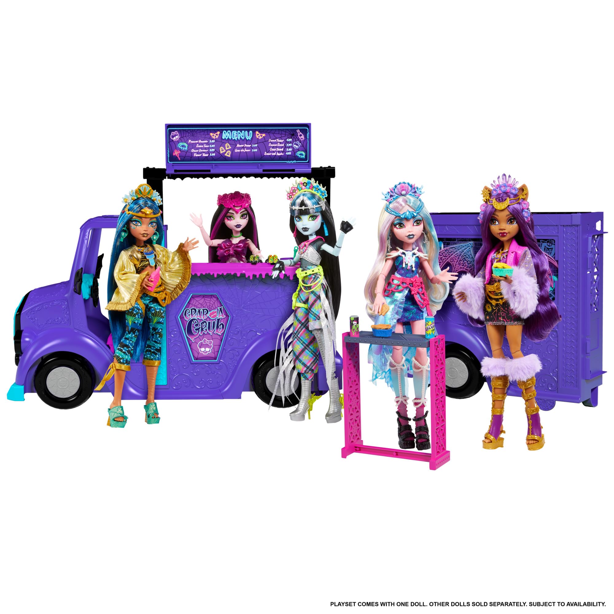 Monster High wing backdrop for easy photo moments and festival vibes during play.