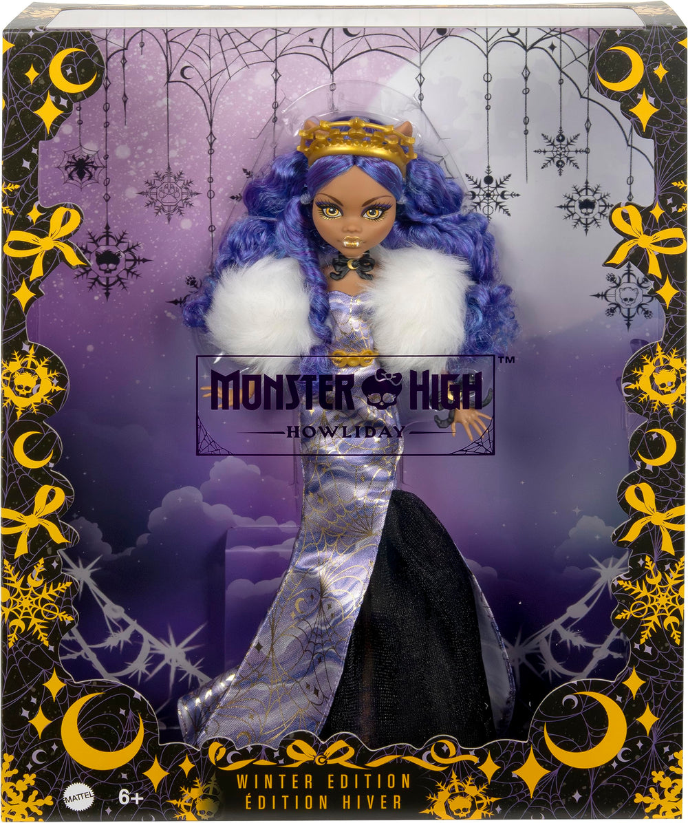 Monster High Winter Edition packaging makes this doll gift-ready for display.