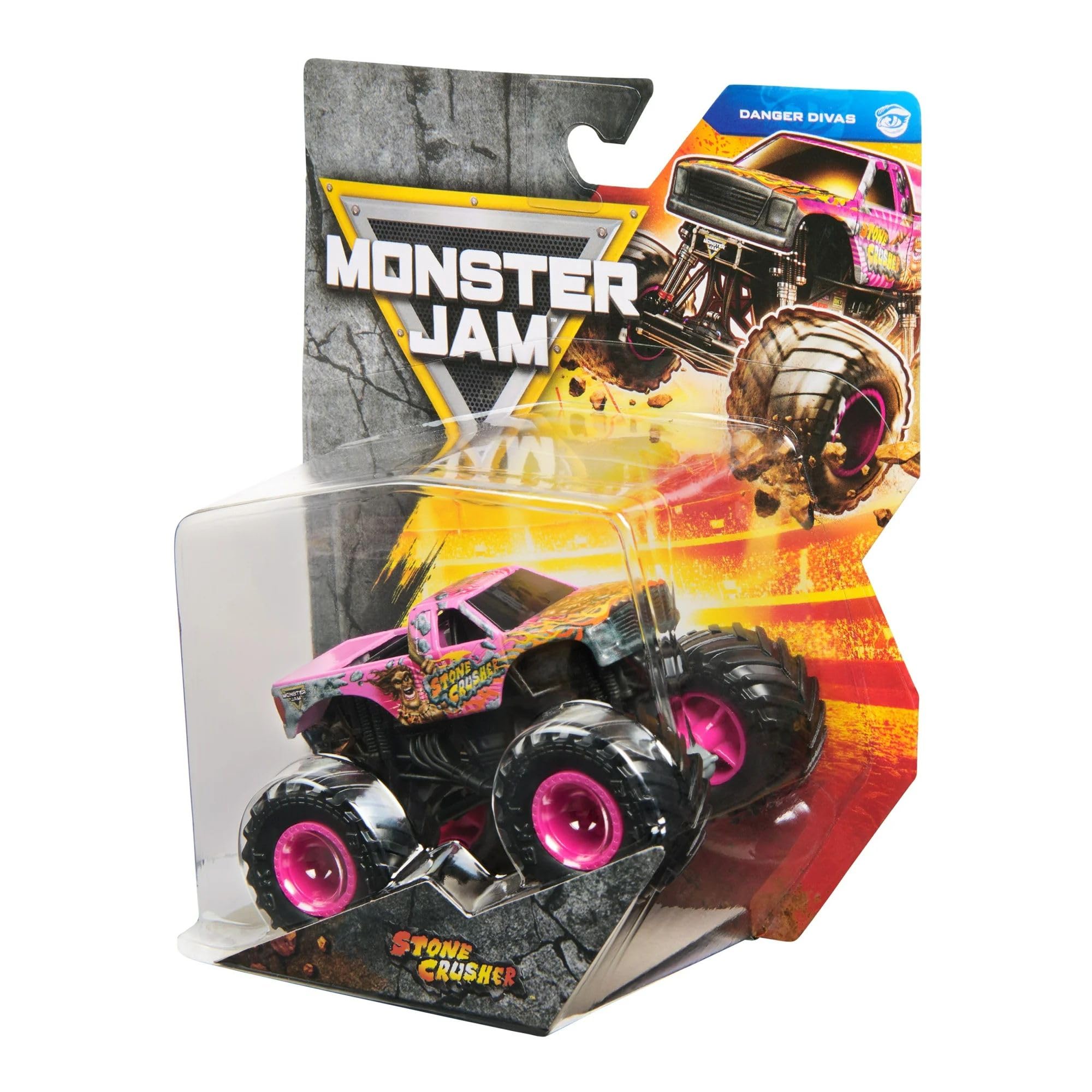 Monster Jam gift-ready micro-truck for kids aged 3 and up.