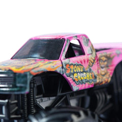 Monster Jam styled chassis detail highlighting real-life replica styling.